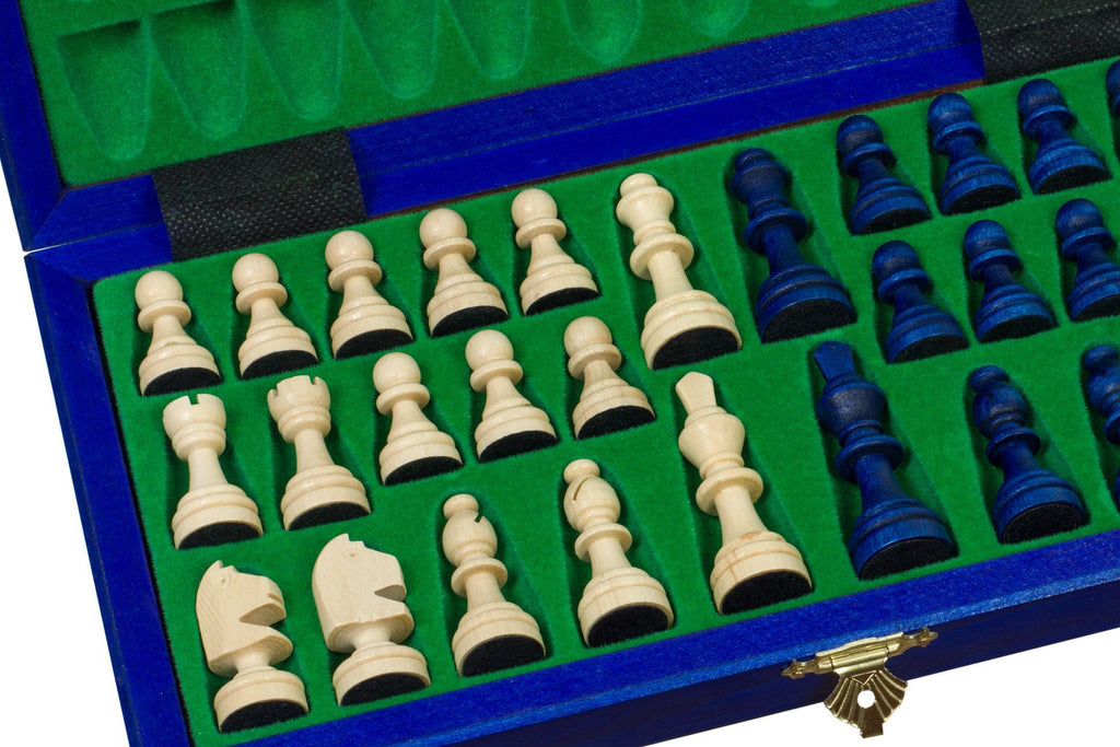 Jeu d'échecs | MAGNETIQUE bleu