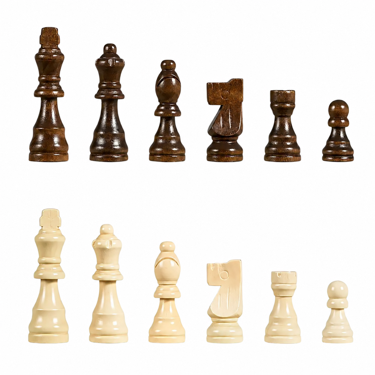 Jeu d'échecs en bois