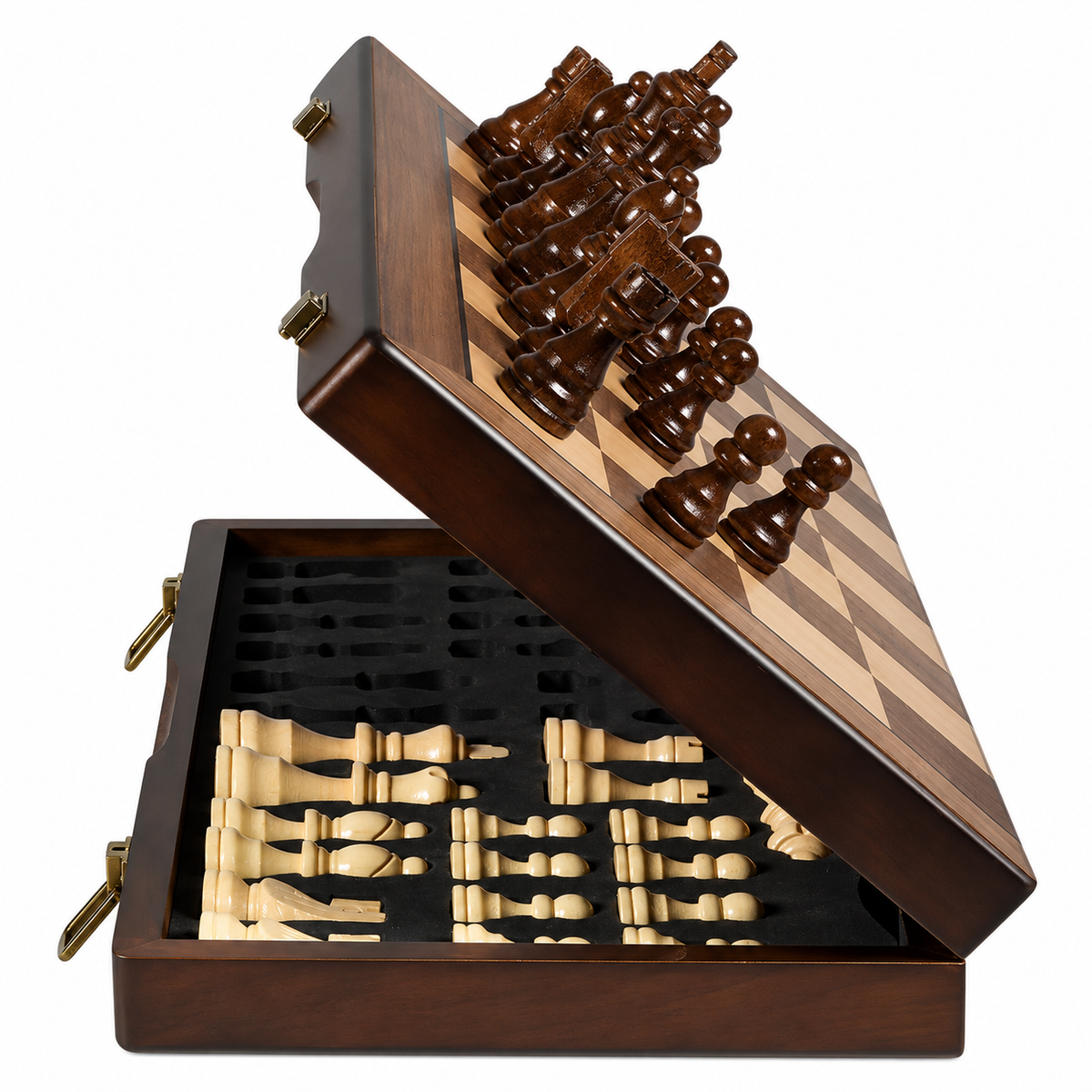 Jeu d'échecs en bois